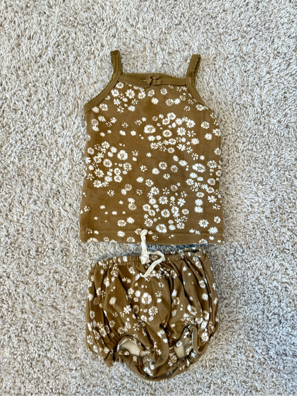 Jamie Kay Daisy Floral Tank & Bloomers Set